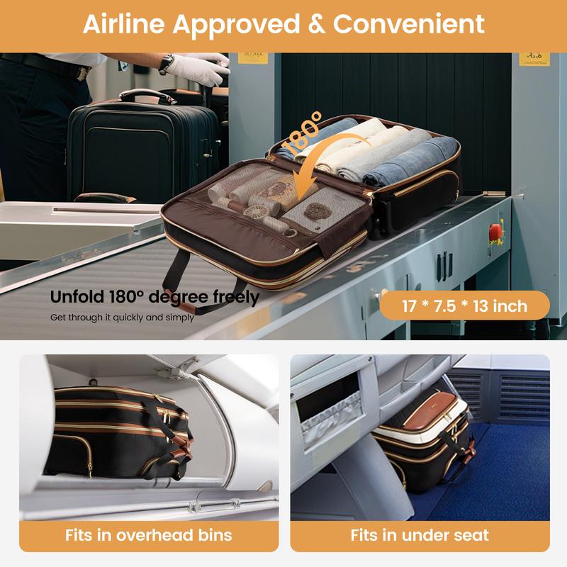 Orlune Laptop Roller Bag